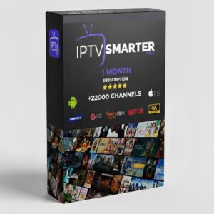 IPTV Smarters Pro Abonnement 1 Mois
