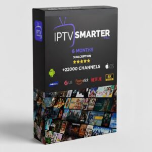 iptv smarters pro Abonnement 6 mois
